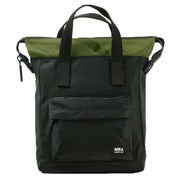 Roka Black Bantry B Small Creative Waste Two Tone Recycled Nylon Backpack