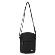 Roka Black Bond All Black Recycled Canvas Crossbody Bag