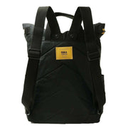 Roka Black Canfield B Medium All Black Recycled Nylon Backpack