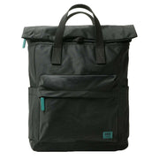 Roka Black Canfield B Medium All Black Recycled Nylon Backpack