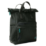 Roka Black Canfield B Medium All Black Recycled Nylon Backpack