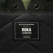 Roka Black Canfield B Medium Creative Waste Two Tone Recycled Nylon Backpack