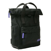 Roka Black Canfield B Small All Black Recycled Nylon Backpack