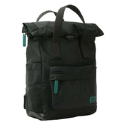 Roka Black Canfield B Small All Black Recycled Nylon Backpack