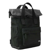 Roka Black Canfield B Small Creative Waste Two Tone Recycled Nylon Backpack