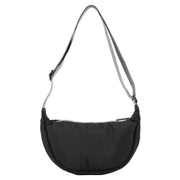 Roka Black Farringdon Recycled Taslon Slouchy Bag