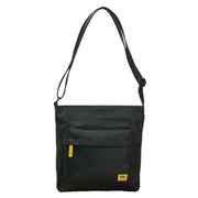 Roka Black Kennington B Medium All Black Recycled Nylon Crossbody Bag