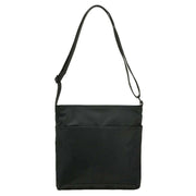 Roka Black Kennington B Medium All Black Recycled Nylon Crossbody Bag