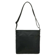 Roka Black Kennington B Medium All Black Recycled Nylon Crossbody Bag