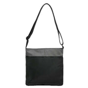 Roka Black Kennington B Medium Creative Waste Two Tone Recycled Nylon Crossbody Bag