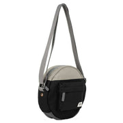 Roka Black Paddington B Creative Waste Two Tone Recycled Canvas Crossbody Bag