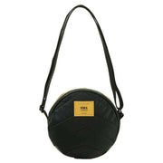 Roka Black Paddington B Small All Black Recycled Nylon Crossbody Bag