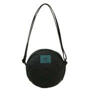 Roka Black Paddington B Small All Black Recycled Nylon Crossbody Bag