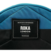 Roka Black Paddington B Small Creative Waste Two Tone Recycled Nylon Crossbody Bag