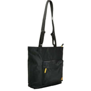 Roka Black Trafalgar B All Black Recycled Nylon Tote Bag