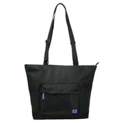 Roka Black Trafalgar B All Black Recycled Nylon Tote Bag