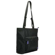 Roka Black Trafalgar B All Black Recycled Nylon Tote Bag