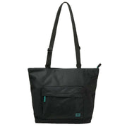 Roka Black Trafalgar B All Black Recycled Nylon Tote Bag