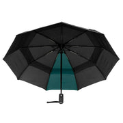 Roka Black Waterloo Recycled Nylon Umbrella