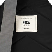 Roka Black Willesden B Extra Large Recycled Nylon Scooter Bag