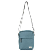 Roka Blue Bond Recycled Canvas Crossbody Bag