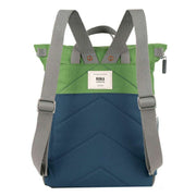 Roka Blue Canfield B Medium Creative Waste Two Tone Recycled Canvas Backpack