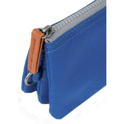 Roka Blue Carnaby Small Recycled Canvas Wallet