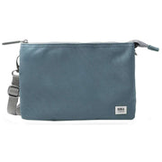 Roka Blue Carnaby XL Recycled Canvas Crossbody Bag