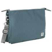 Roka Blue Carnaby XL Recycled Canvas Crossbody Bag