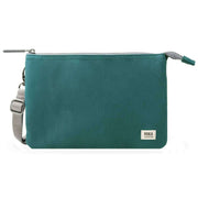 Roka Blue Carnaby XL Recycled Canvas Crossbody Bag