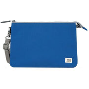 Roka Blue Carnaby XL Recycled Canvas Crossbody Bag