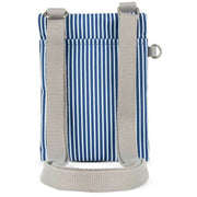 Roka Blue Chelsea Hickory Stripe Recycled Canvas Pocket Sling Bag