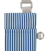 Roka Blue Chelsea Hickory Stripe Recycled Canvas Pocket Sling Bag