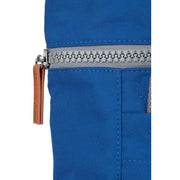 Roka Blue Finchley A Small Sustainable Canvas Backpack