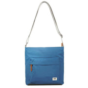 Roka Blue Kennington B Medium Sustainable Nylon Crossbody Bag