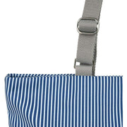 Roka Blue Trafalgar B Hickory Stripe Recycled Canvas Tote Bag