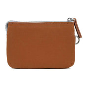 Roka Brown Carnaby Small Recycled Canvas Wallet