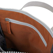 Roka Brown Finchley A Large Recycled Canvas Backpack