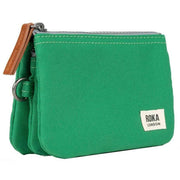 Roka Green Carnaby Small Recycled Canvas Wallet