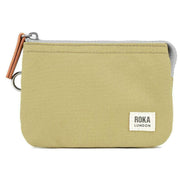 Roka Green Carnaby Small Recycled Canvas Wallet