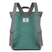 Roka Green Finchley A Large Sustainable Canvas Backpack