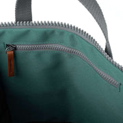 Roka Green Finchley A Large Sustainable Canvas Backpack