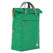 Roka Green Finchley A Medium Sustainable Canvas Backpack