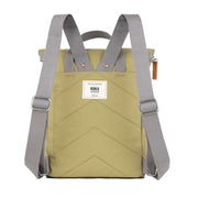 Roka Green Finchley A Small Recycled Canvas Backpack