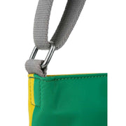 Roka Green Kennington B Medium Creative Waste Colour Block Recycled Nylon Crossbody Bag