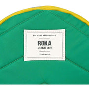 Roka Green Paddington B Small Creative Waste Colour Block Recycled Nylon Crossbody Bag