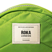 Roka Green Paddington B Small Sustainable Nylon Crossbody Bag