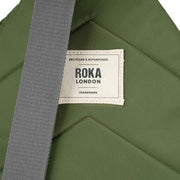 Roka Green Willesden B Extra Large Recycled Nylon Scooter Bag