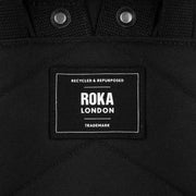 Roka Grey Bantry B Small Black Label Recycled Canvas Backpack