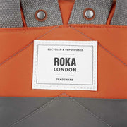 Roka Grey Bantry B Small Creative Waste Two Tone Recycled Nylon Backpack